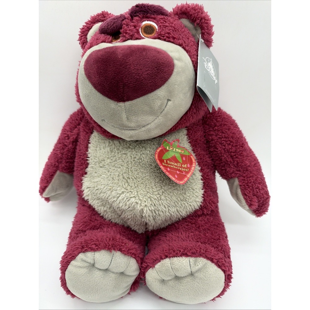 NEW with tags Authentic Disney Store Lotso Scented Plush Toy Story 15" Bear